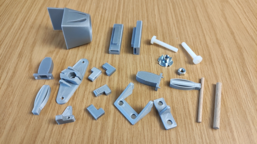 Keiro Covid-19, 3D-Druckteile + Kleinteile